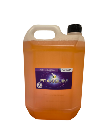 JABON DE GLICERINA NARANJA - 5 LITROS