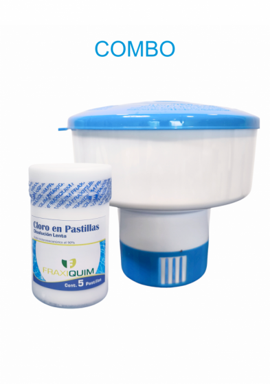 COMBO FLOTADOR + 5 PASTILLAS