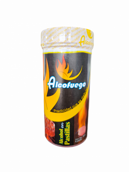 ALCOFUEGO 160 GRAMOS - TUBO DE 8 UNIDADES